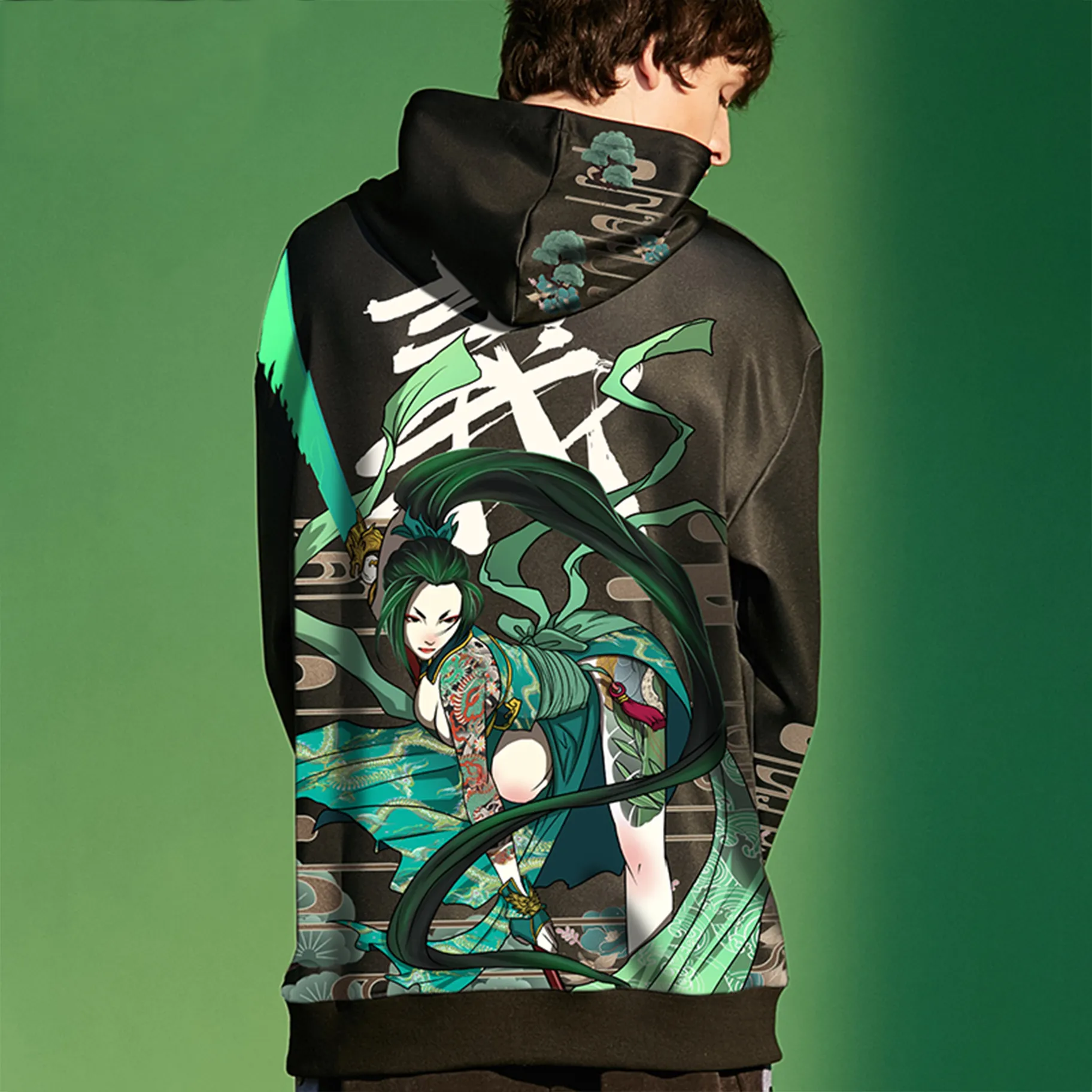 義 Goddess of War Pullover Hoodie