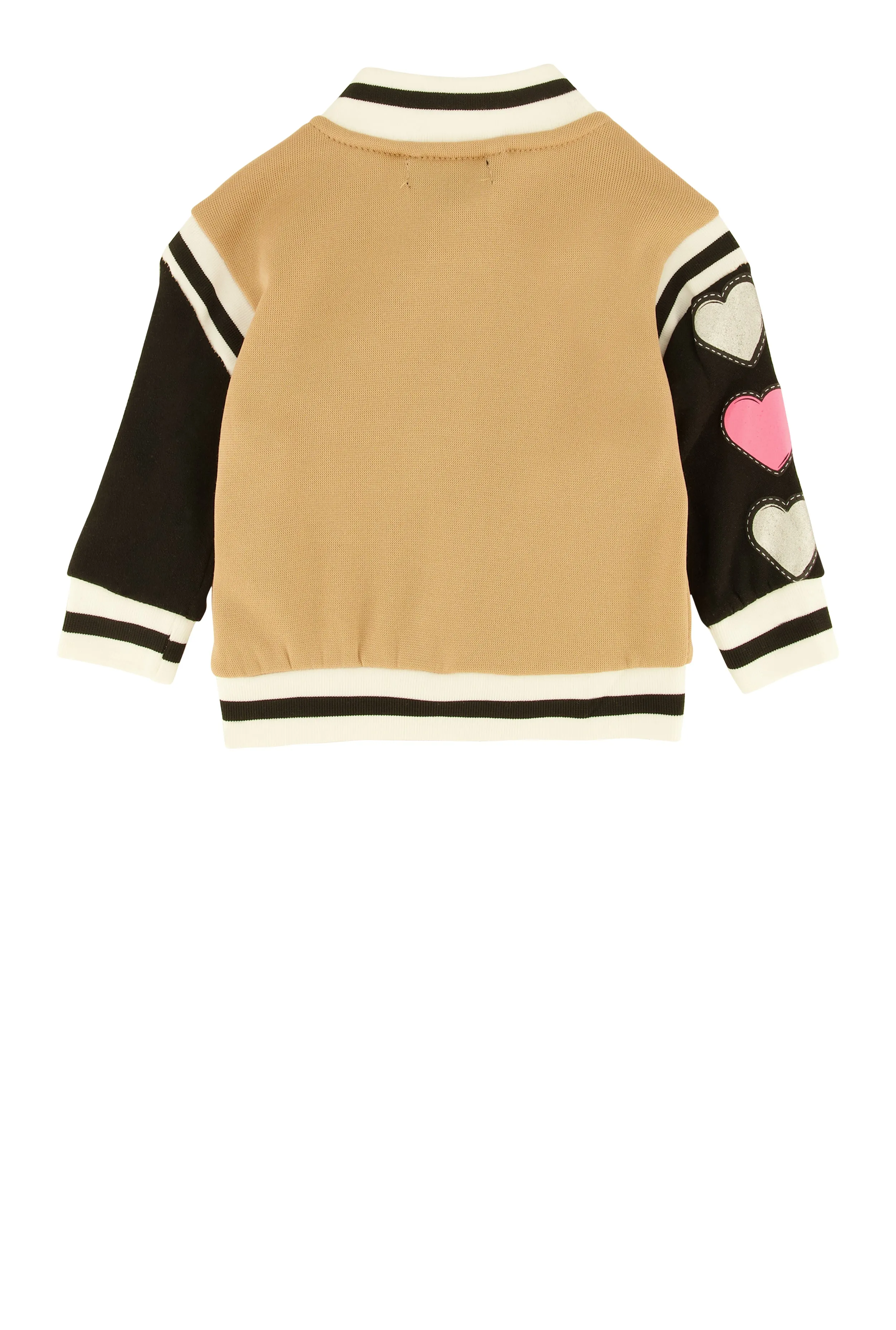 Baby Girls 0-9M Awesome Chenille Graphic Varsity Jacket