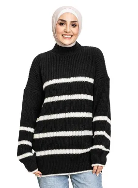Black S-W Pullover