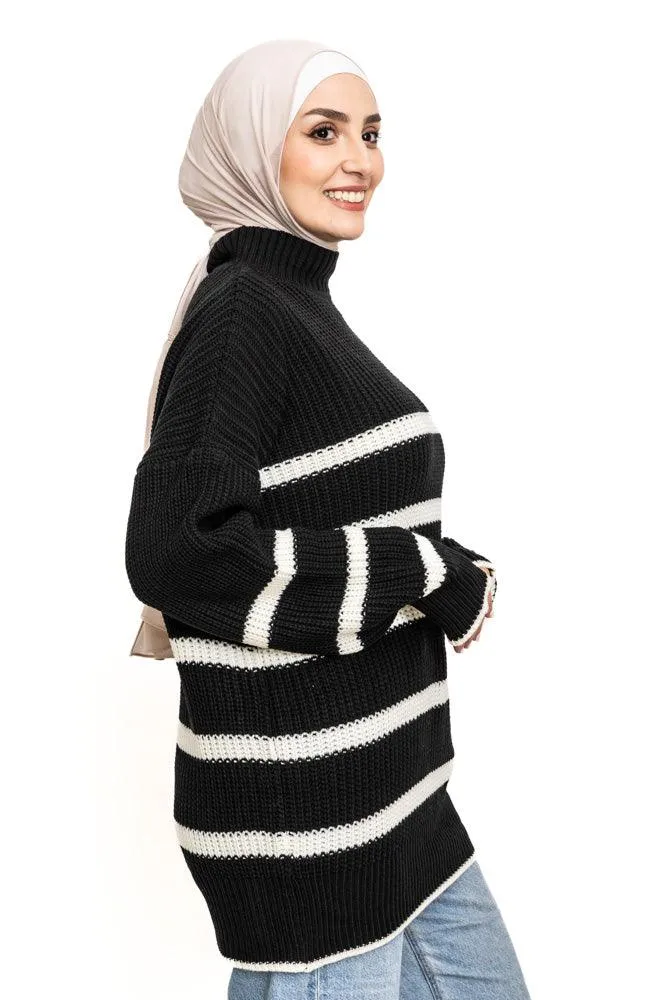 Black S-W Pullover