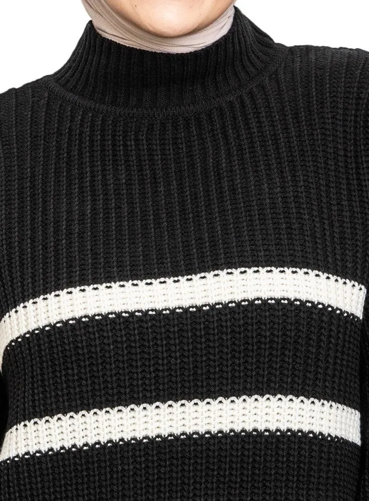 Black S-W Pullover