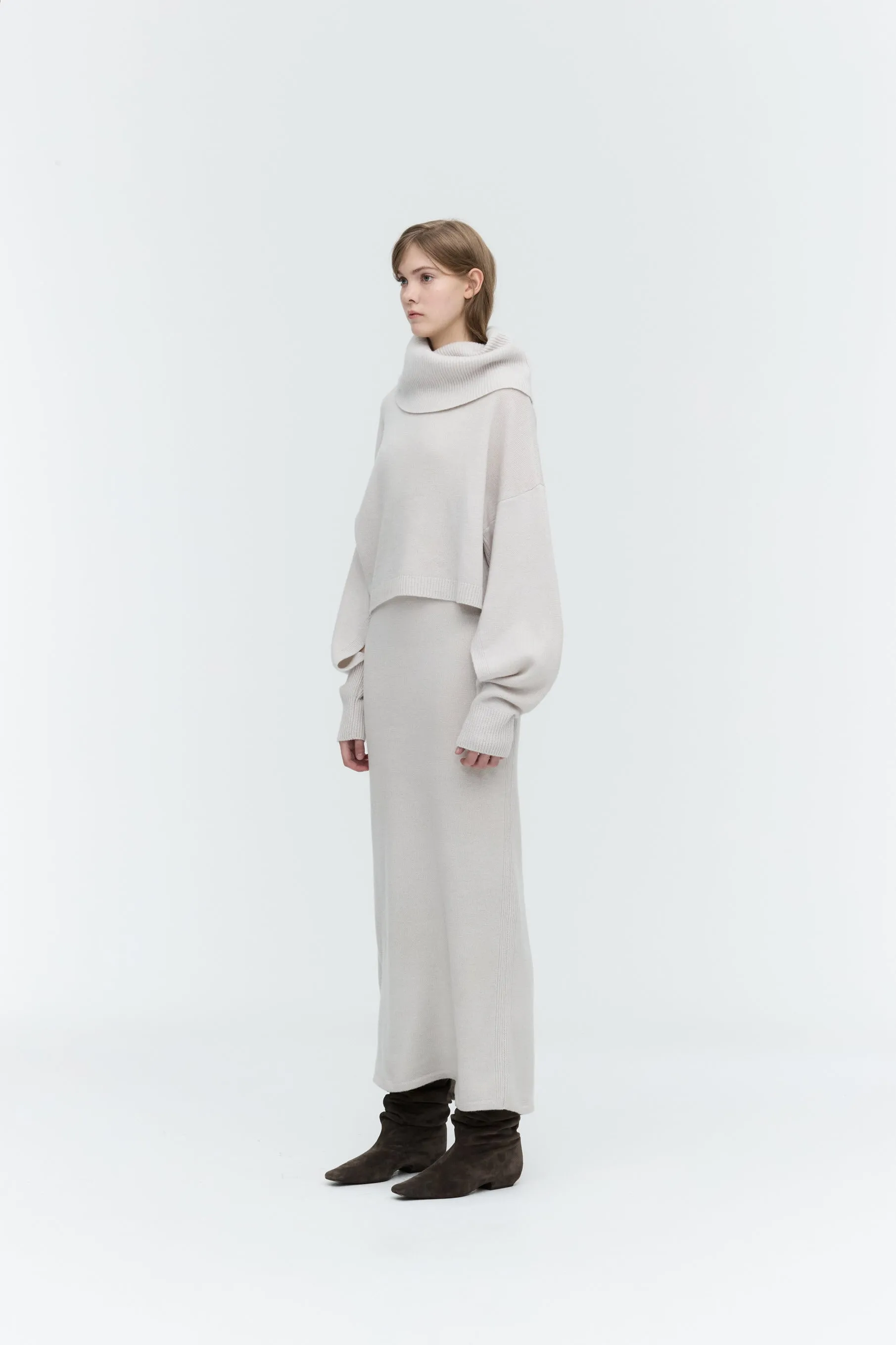 Cashmere Sleeveless Knit Dress