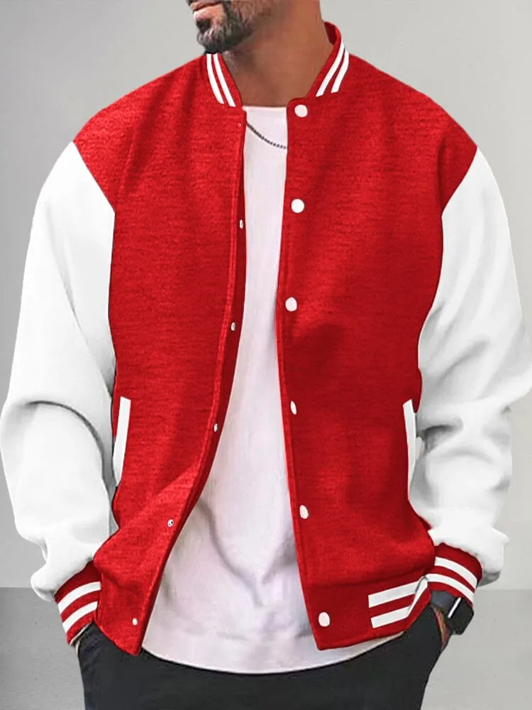 Casual Varsity Baseball Jacket