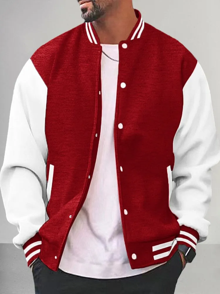 Casual Varsity Baseball Jacket