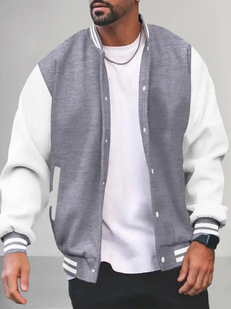 Casual Varsity Baseball Jacket