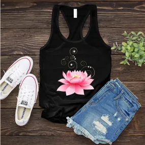 Diamond Pink Lotus Women's Tank Top