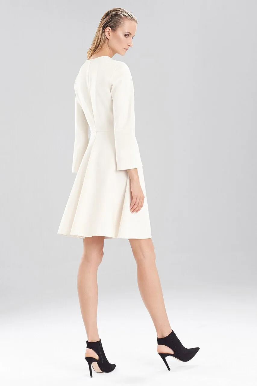 Double Knit Jersey Long Sleeve Dress