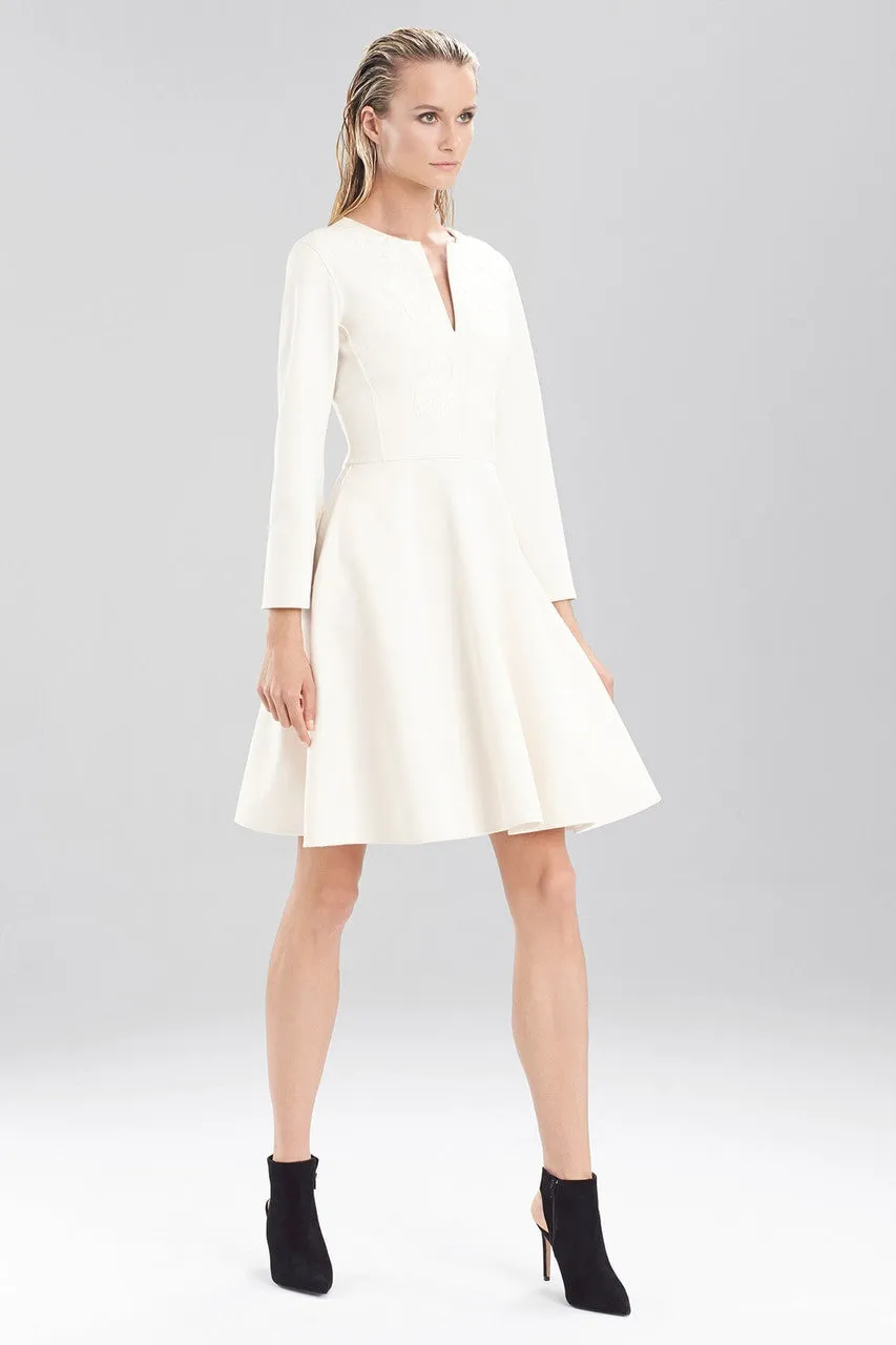 Double Knit Jersey Long Sleeve Dress