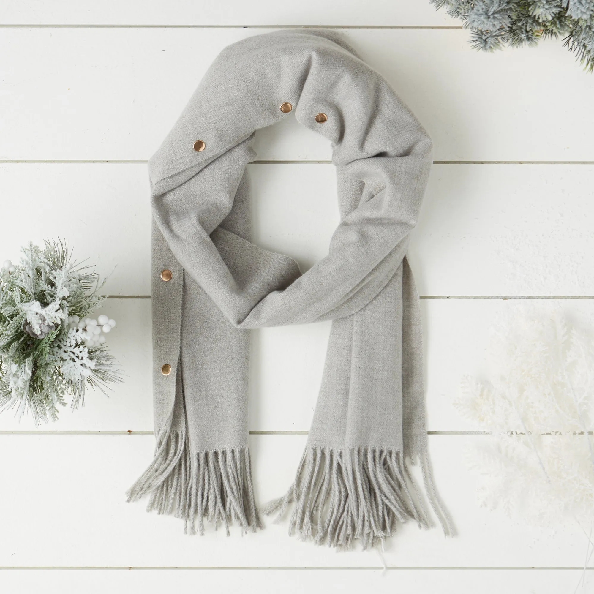 Hadley Wrap - Light Gray