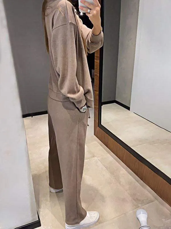 IvyShape | Casual cardigan and sweatpants set
