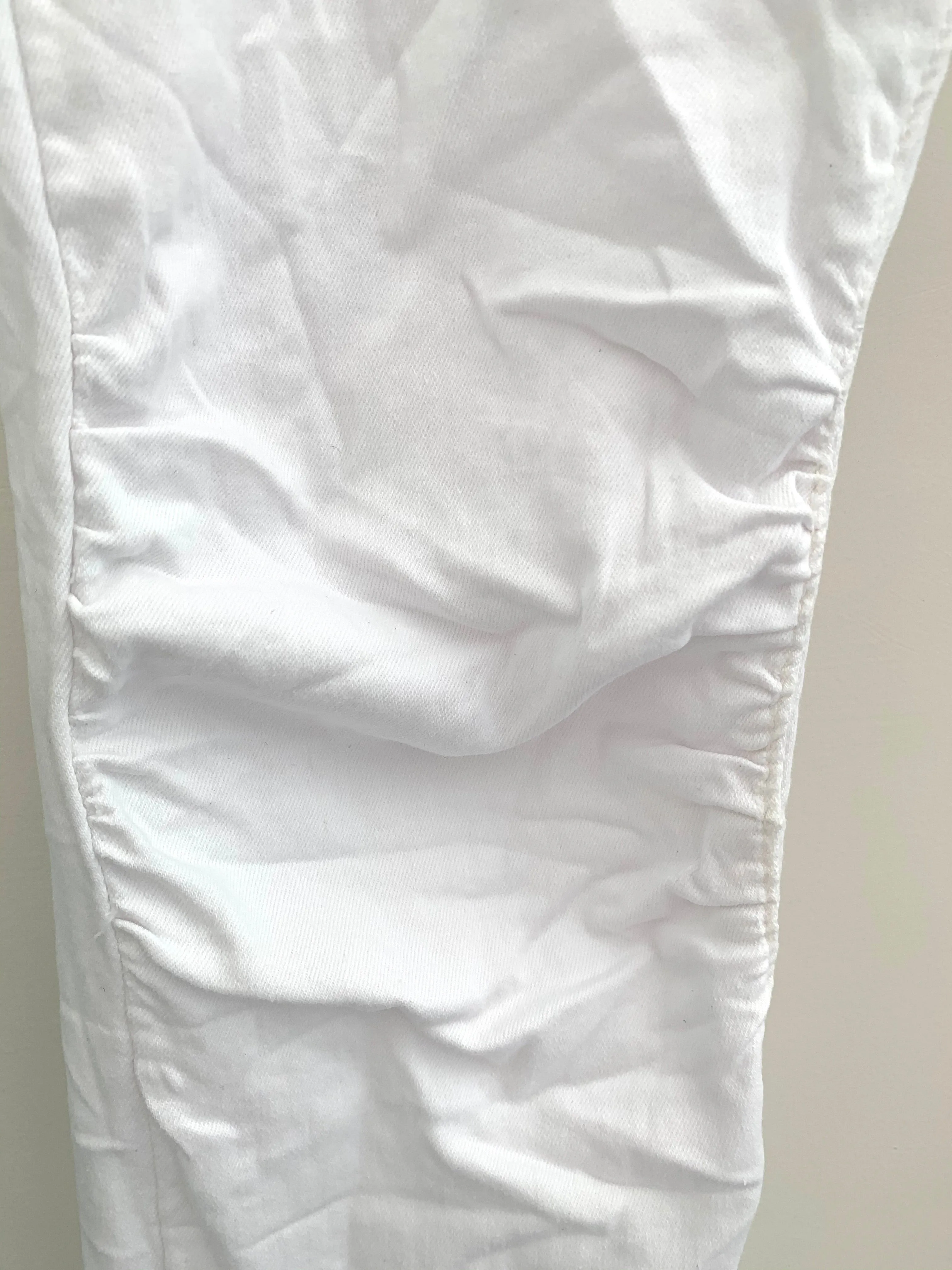 Jean Joggers in White