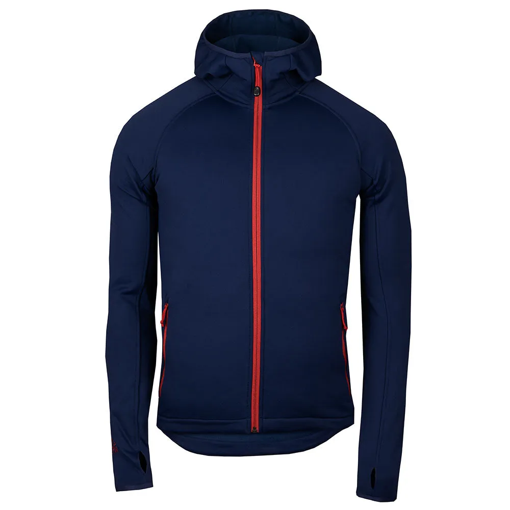 Mens Vandring Stretch Fleece Jacket (Navy/Rust)