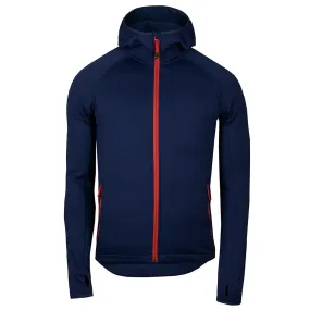 Mens Vandring Stretch Fleece Jacket (Navy/Rust)