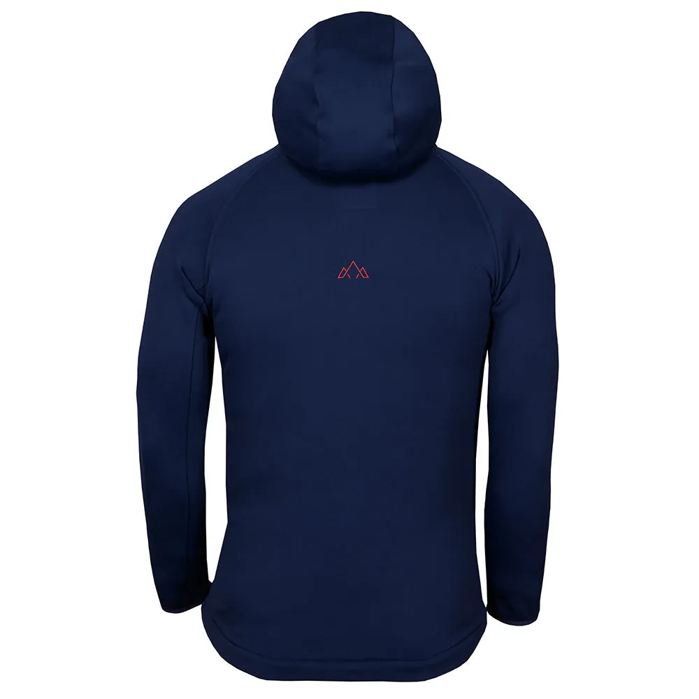 Mens Vandring Stretch Fleece Jacket (Navy/Rust)