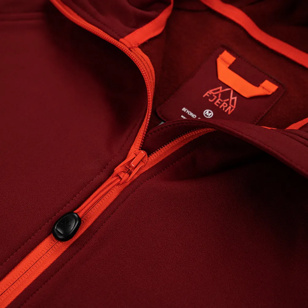 Mens Vandring Stretch Fleece Jacket (Rust/Orange)