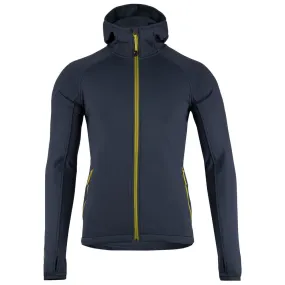 Mens Vandring Stretch Fleece Jacket (Storm Grey/Lime)