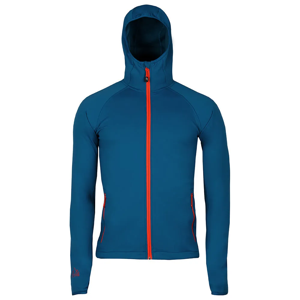 Mens Vandring Stretch Fleece Jacket (Teal/Orange)