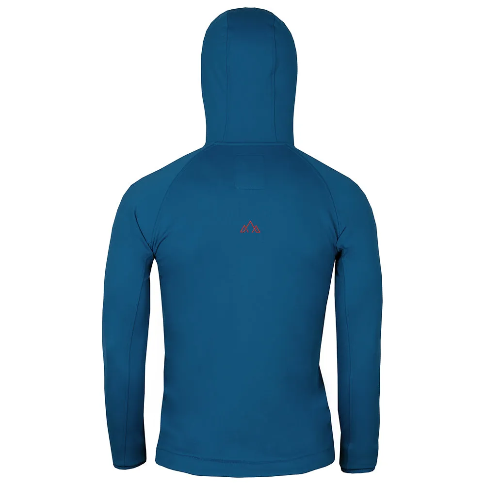 Mens Vandring Stretch Fleece Jacket (Teal/Orange)