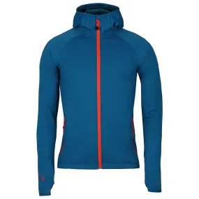 Mens Vandring Stretch Fleece Jacket (Teal/Orange)