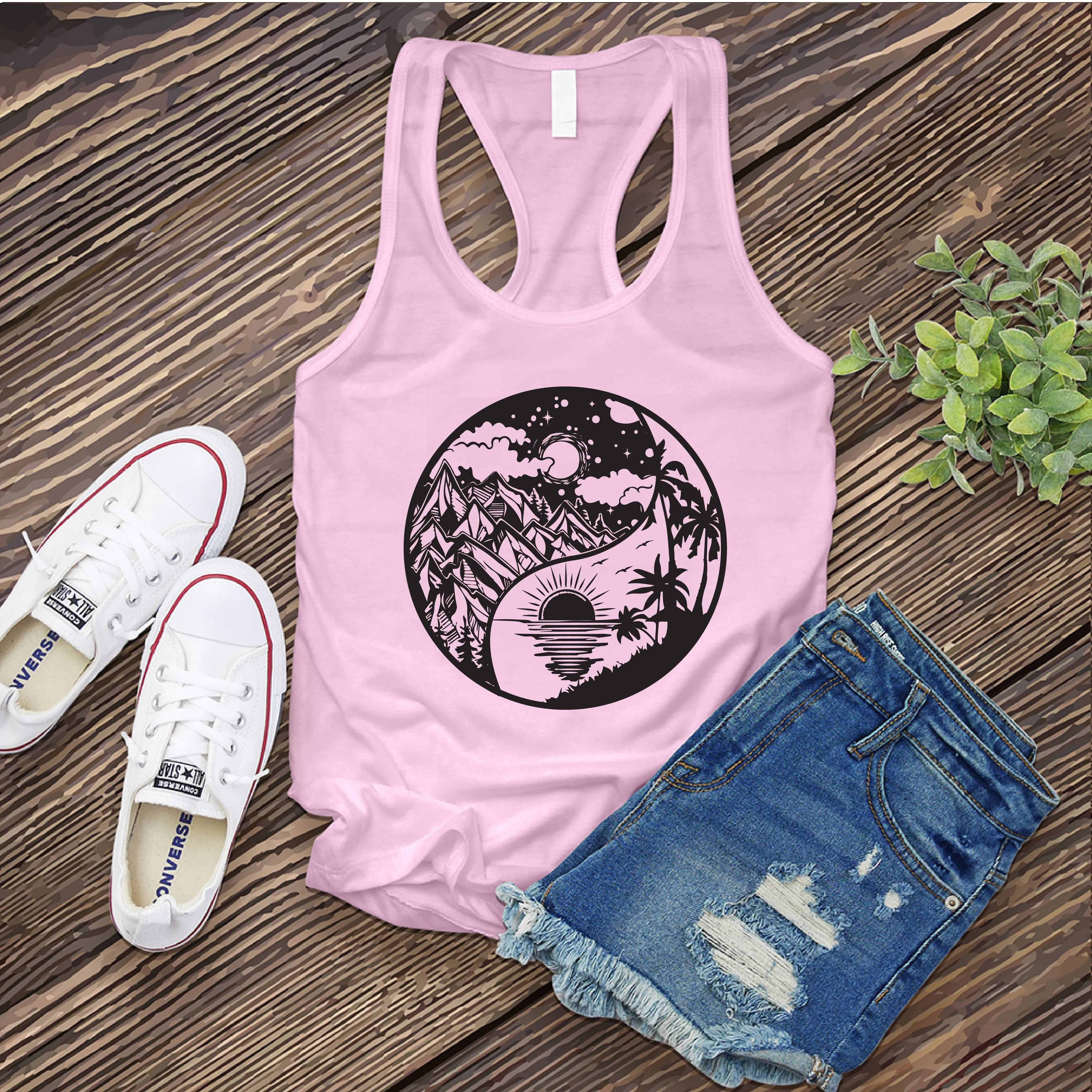 Nature Yin Yang Women's Tank Top