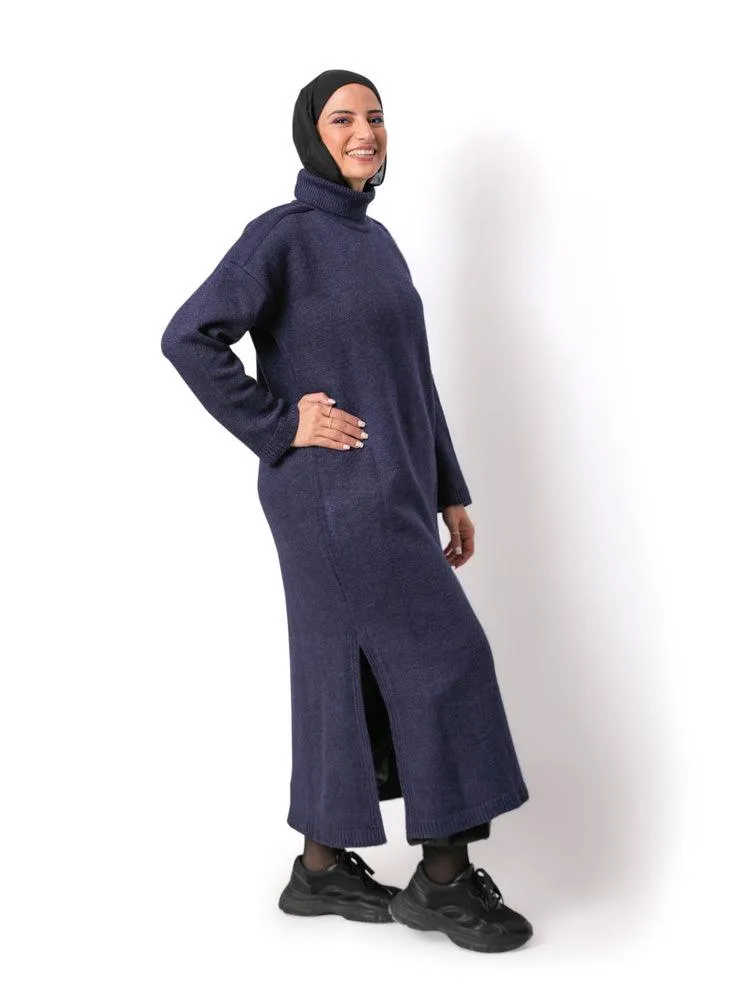 Navy L-Vent Pullover