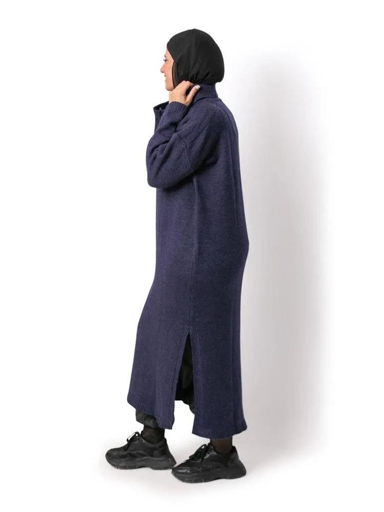 Navy L-Vent Pullover