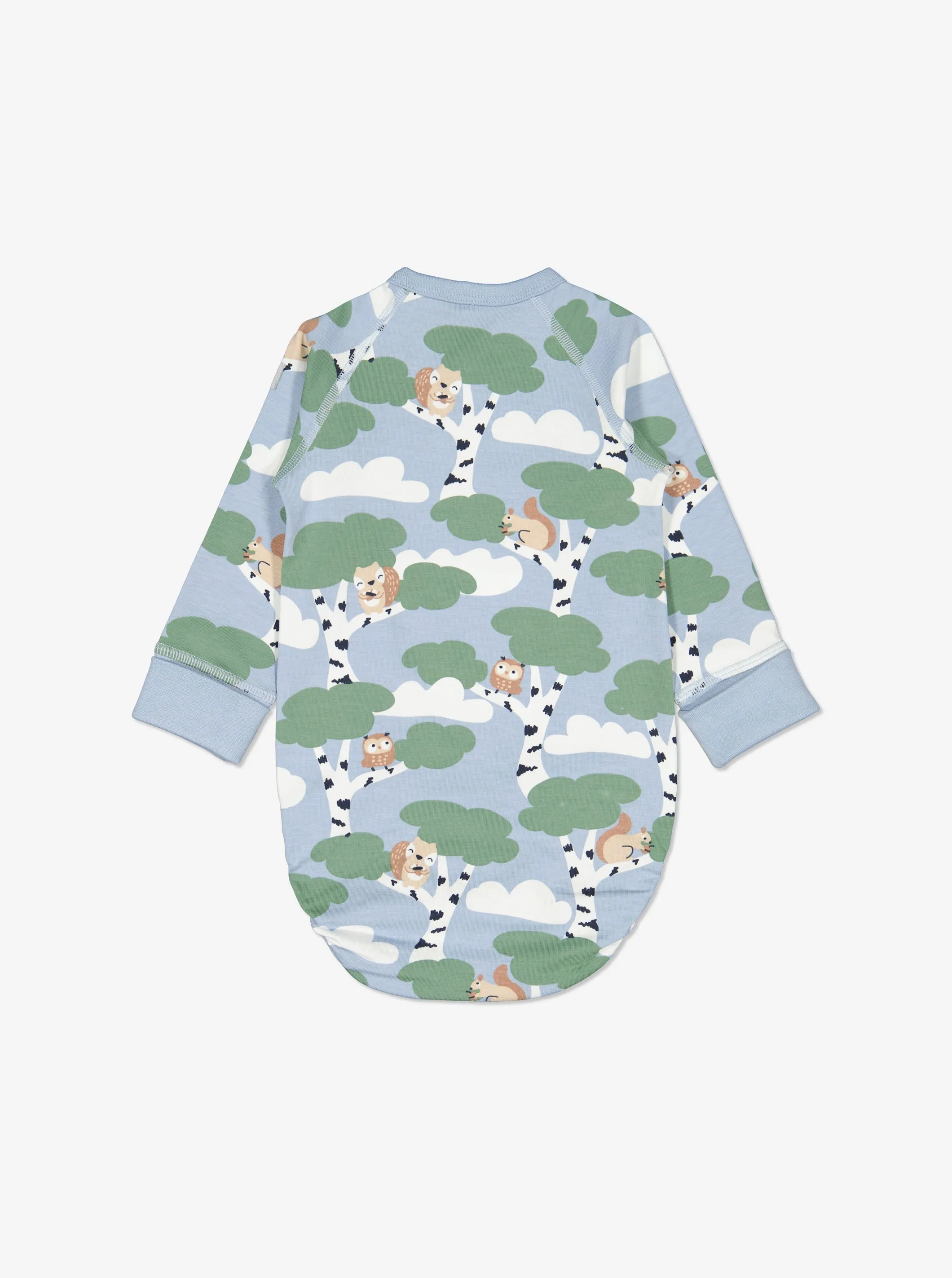 Owls & Squirrels Wraparound Babygrow