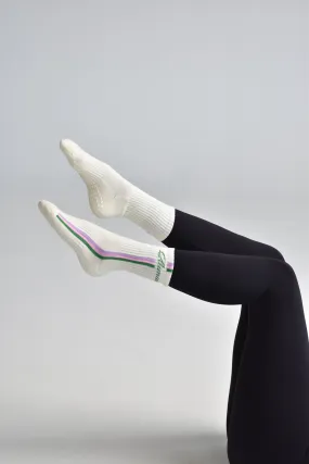 Pilates Grip Socks | Cream