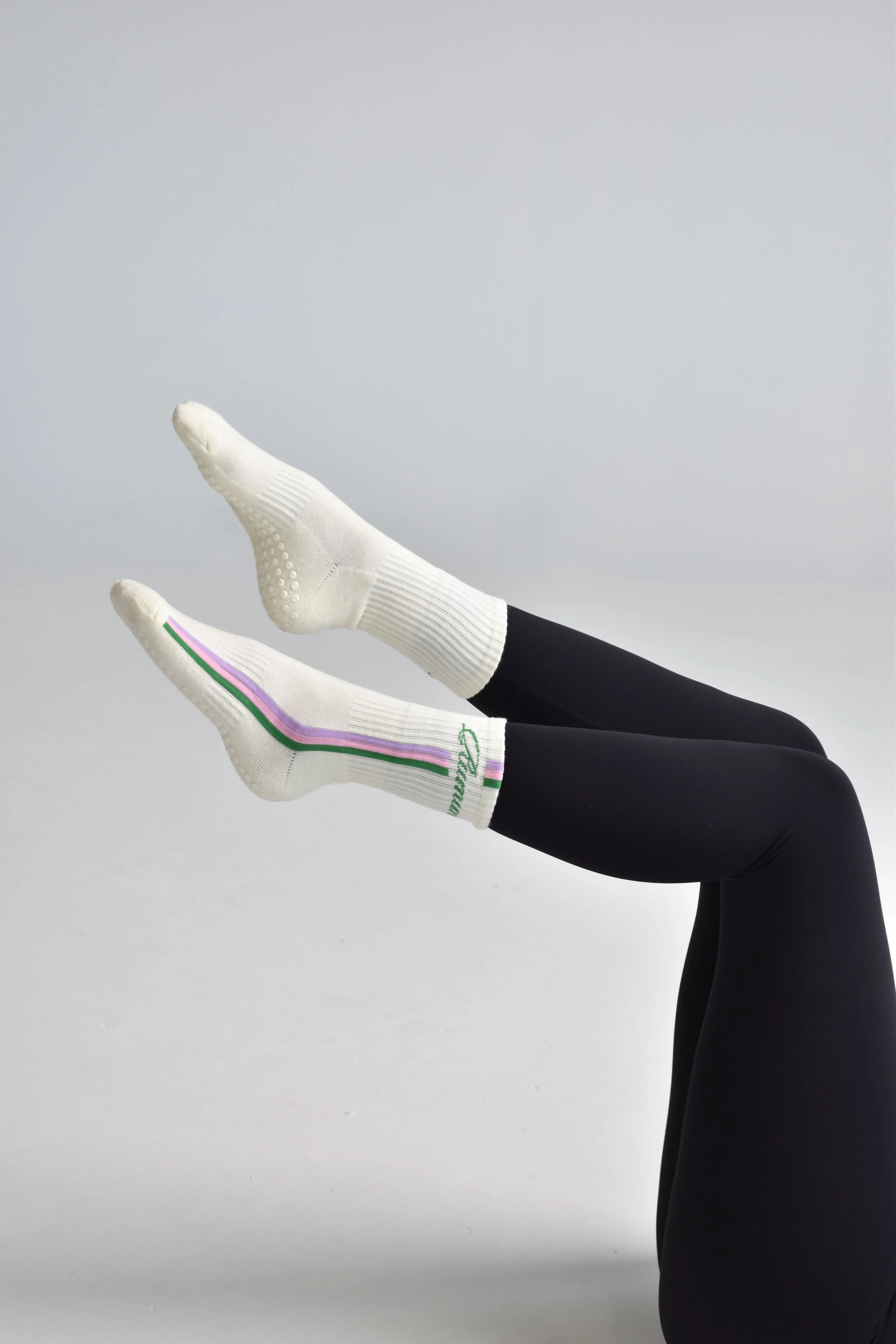 Pilates Grip Socks | Cream