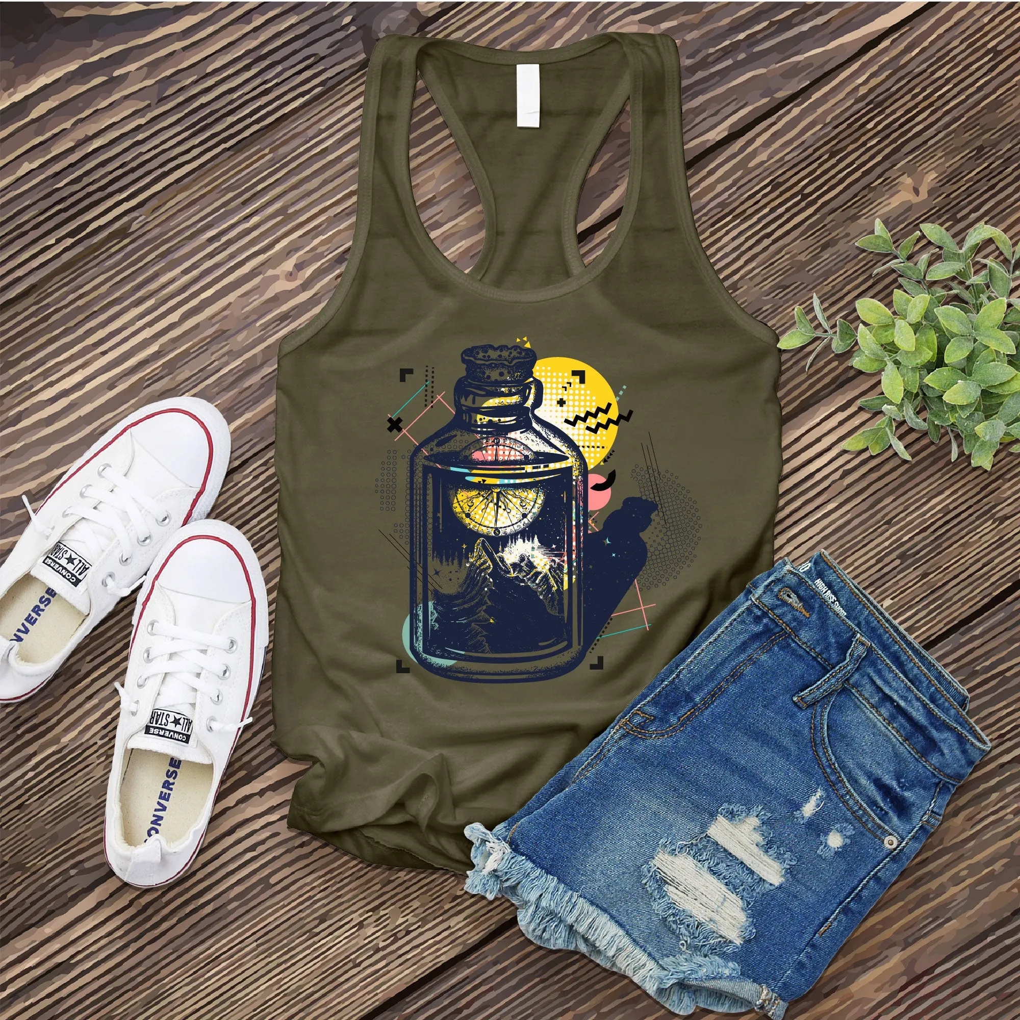 Pop Art Nature In A Bottle Women's Tank Top