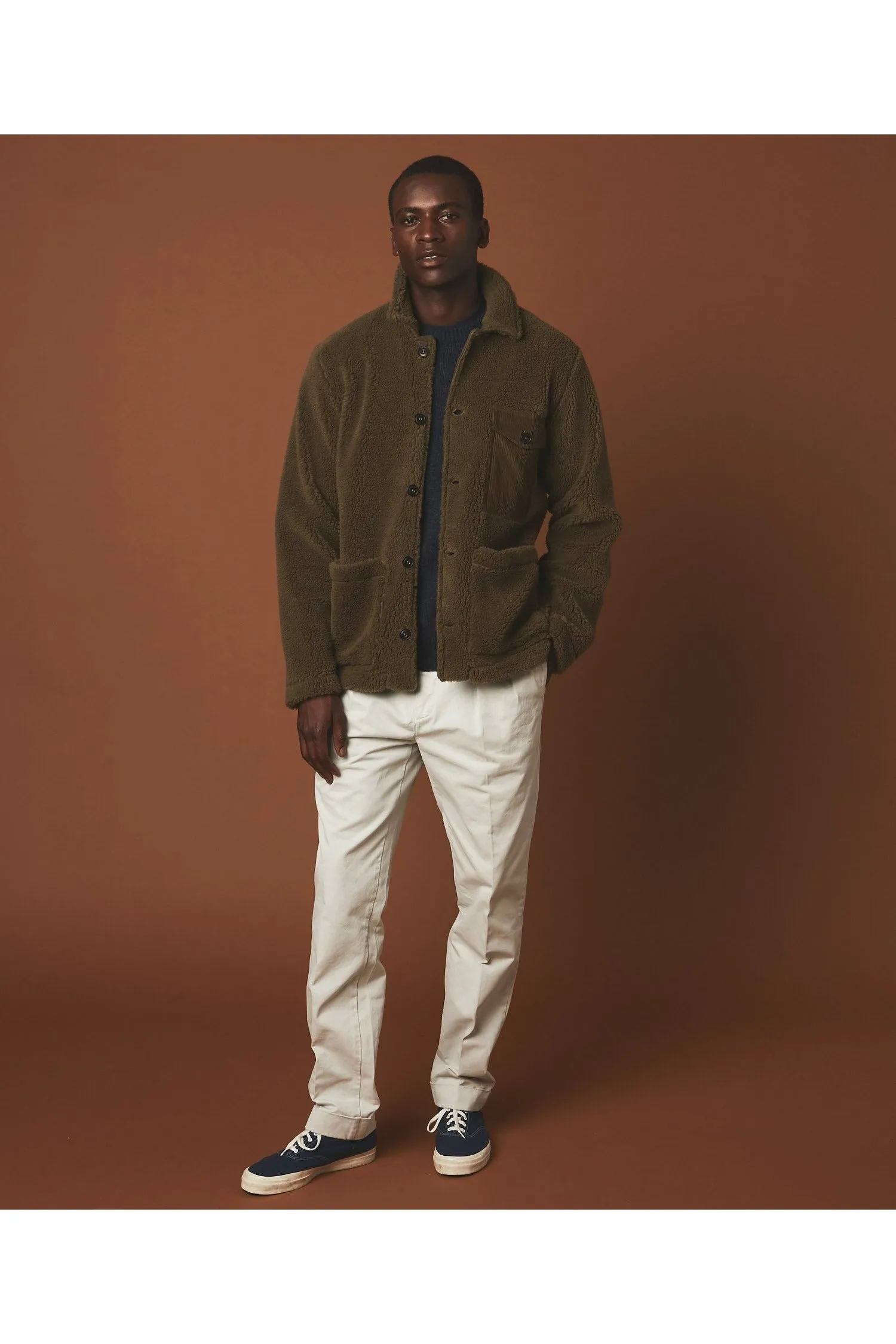 Sherpa Utility Jacket - Army Green