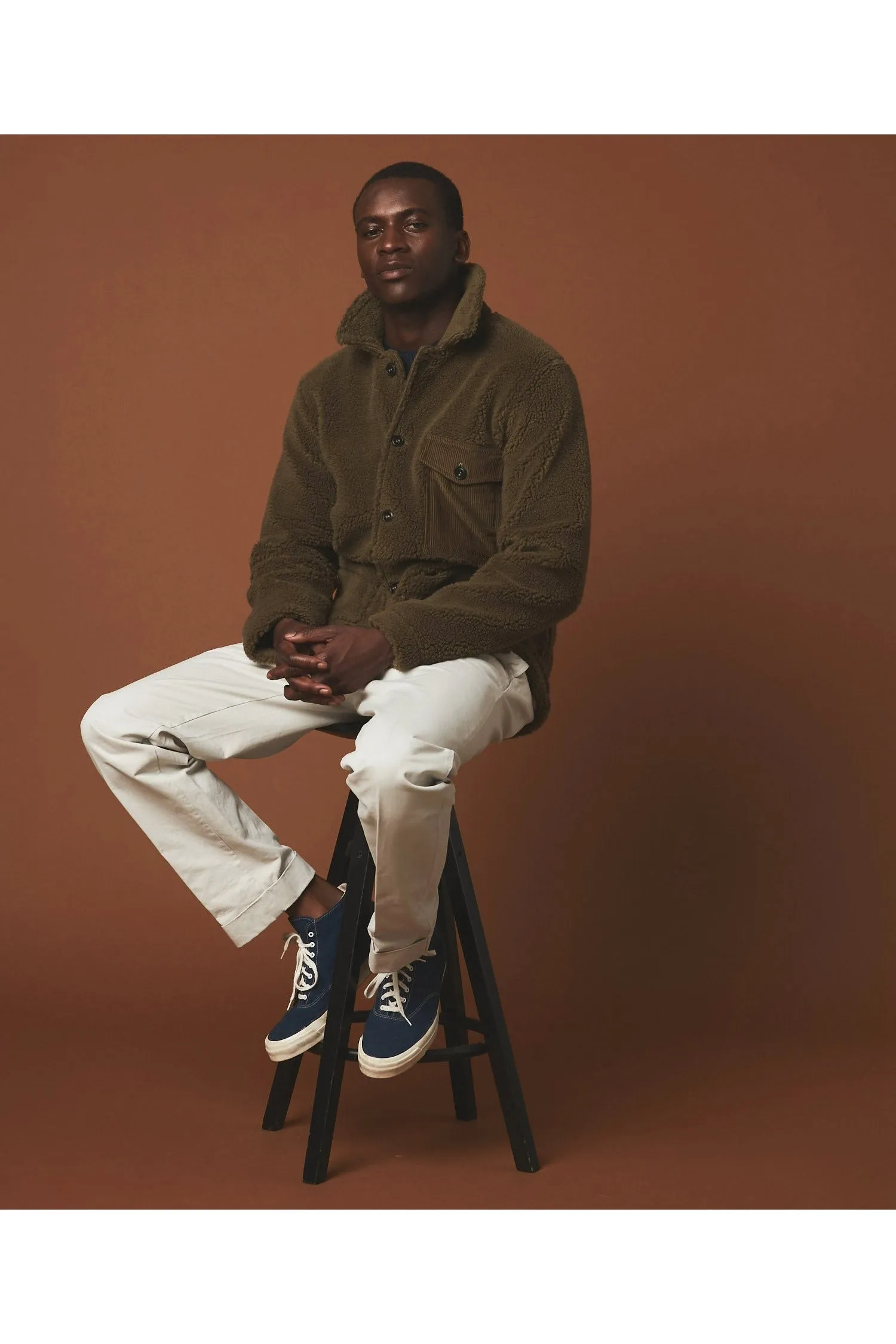 Sherpa Utility Jacket - Army Green