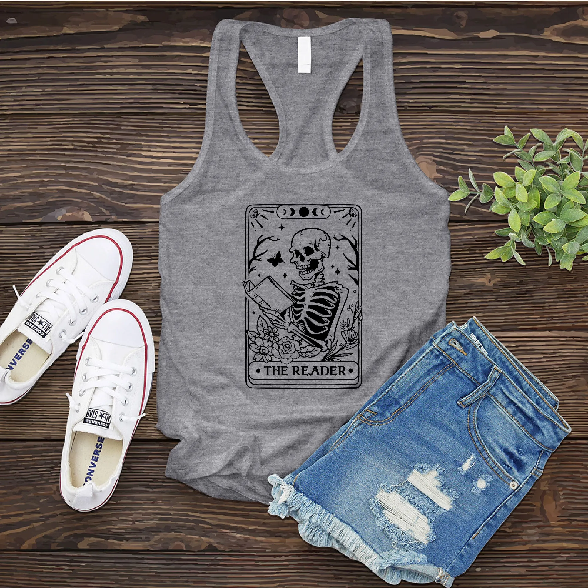 The Reader Tarot Card Women's Tank Top