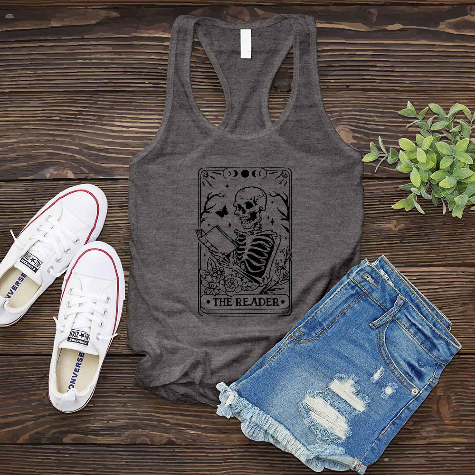 The Reader Tarot Card Women's Tank Top
