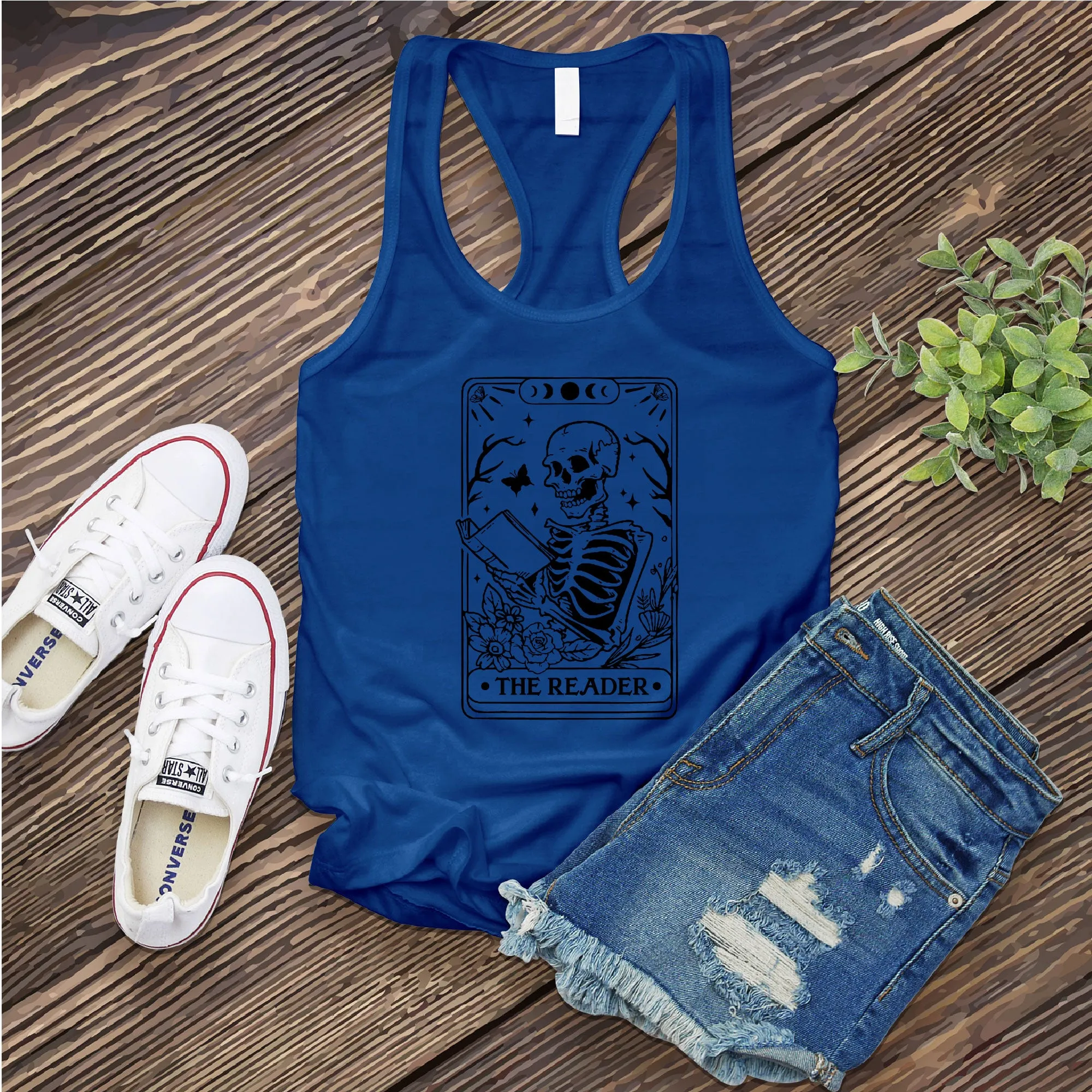 The Reader Tarot Card Women's Tank Top