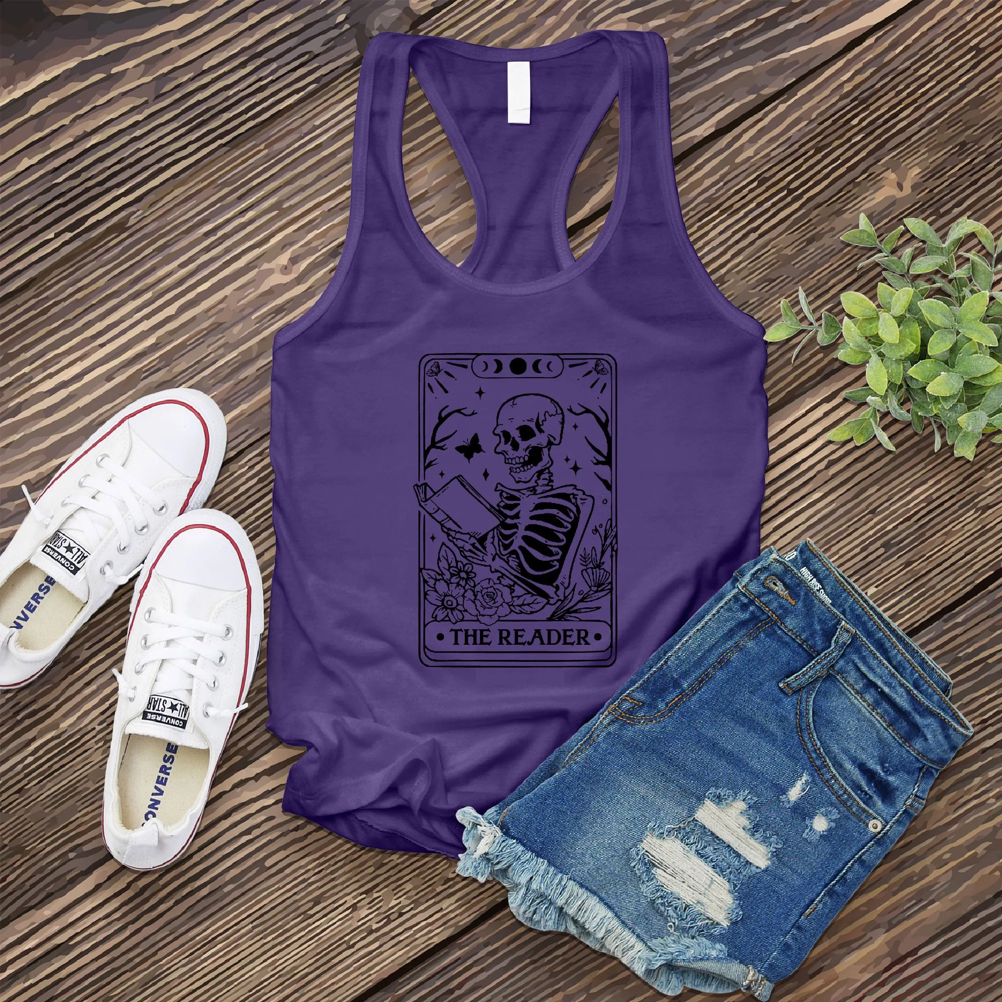 The Reader Tarot Card Women's Tank Top