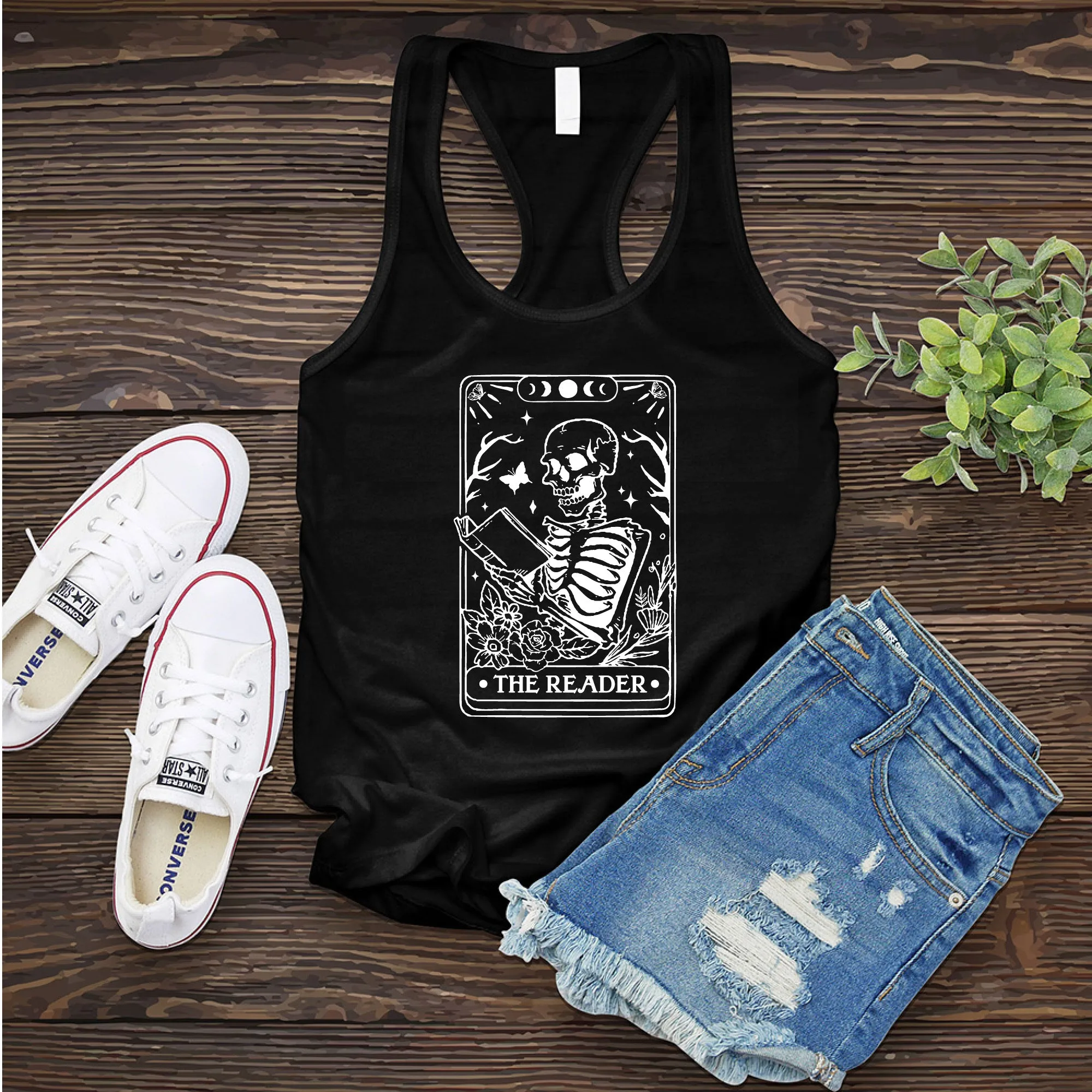 The Reader Tarot Card Women's Tank Top