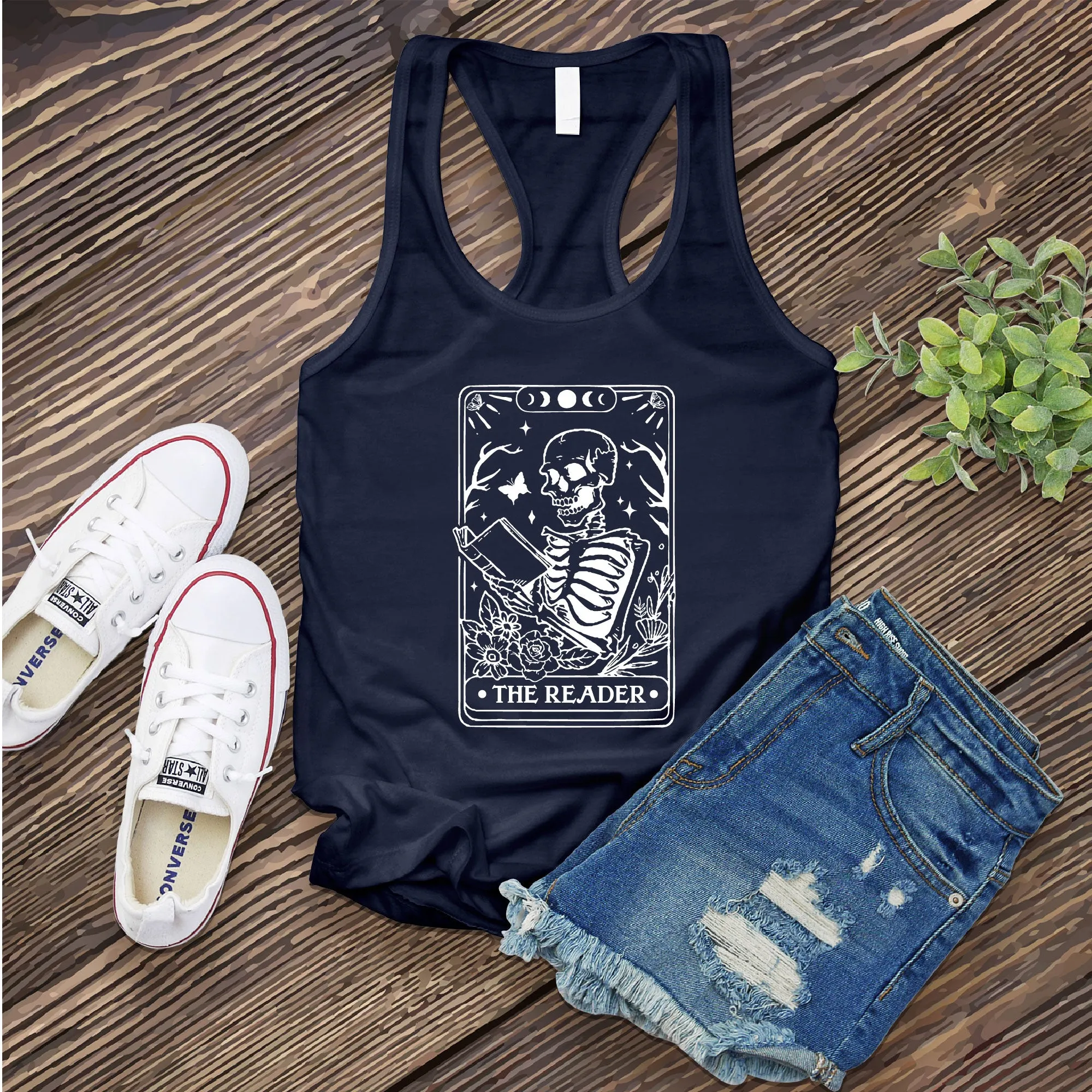 The Reader Tarot Card Women's Tank Top
