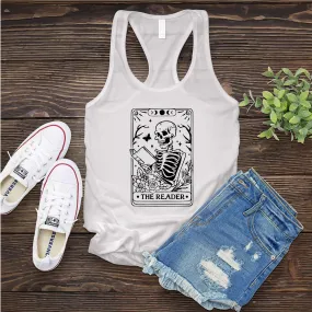 The Reader Tarot Card Women's Tank Top