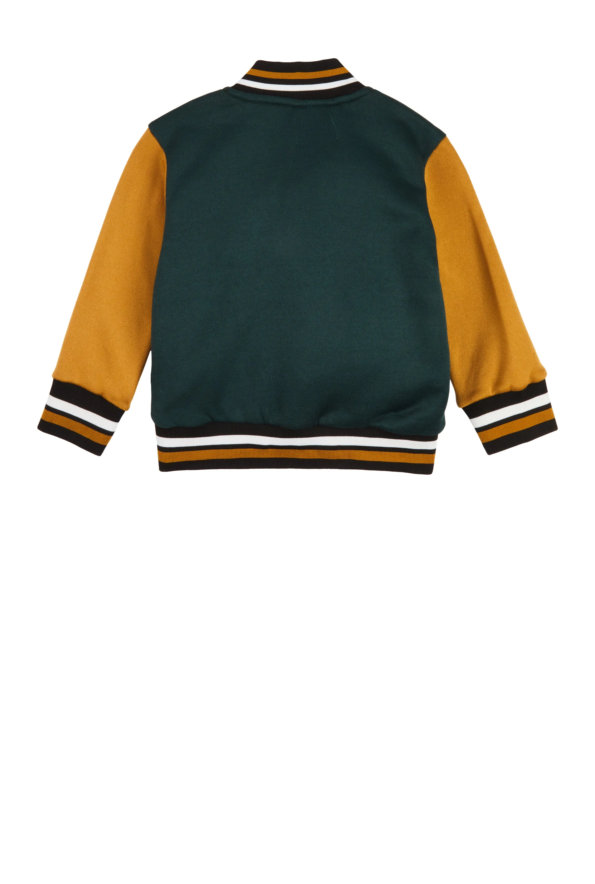 Toddler Boys H Initial Chenille Patch Varsity Jacket
