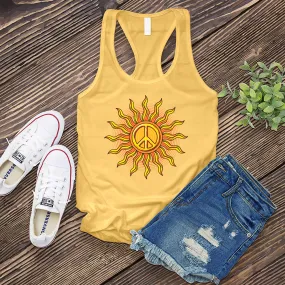 Vibe Peace Sun Women's Tank Top