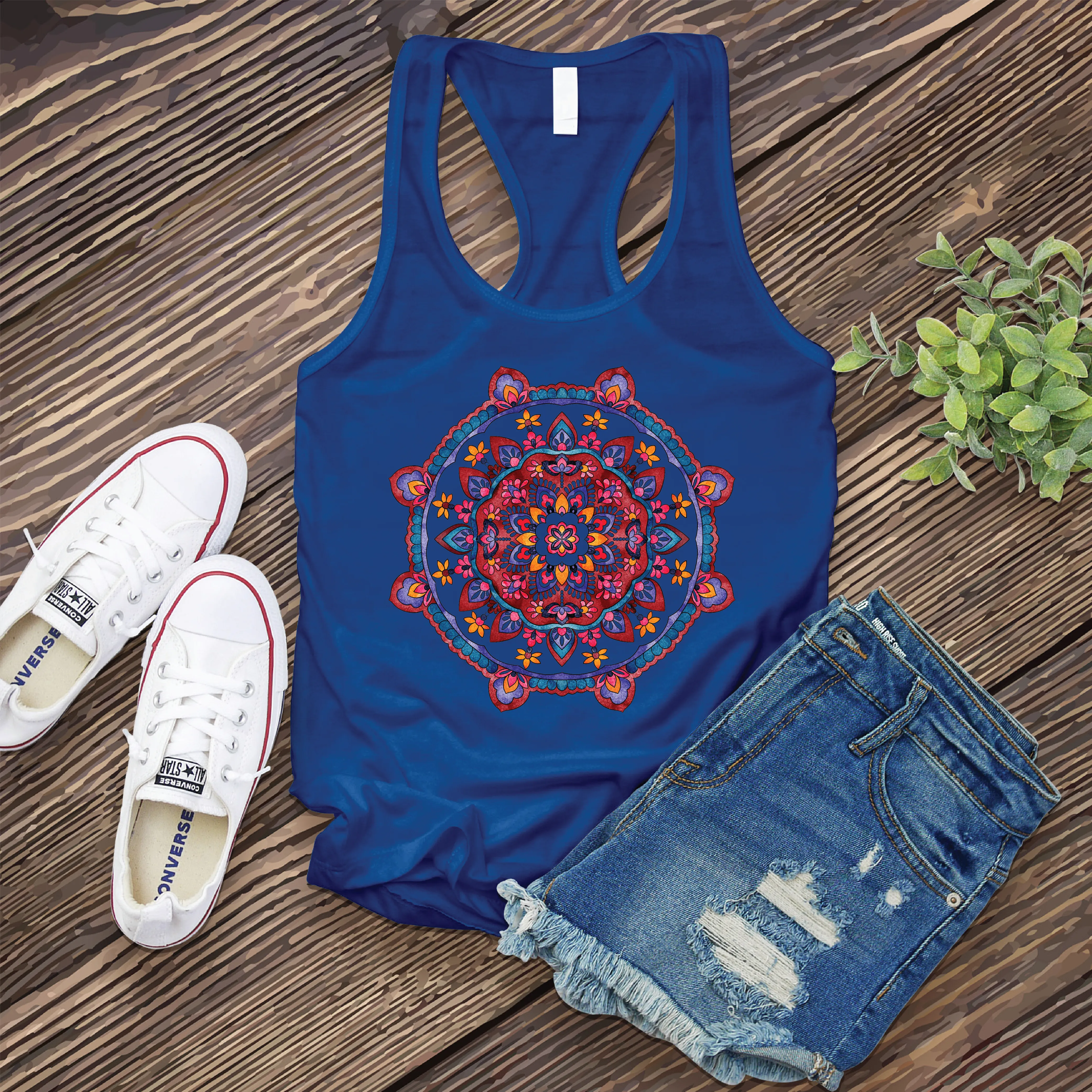Watercolor Mandala Women's Tank Top
