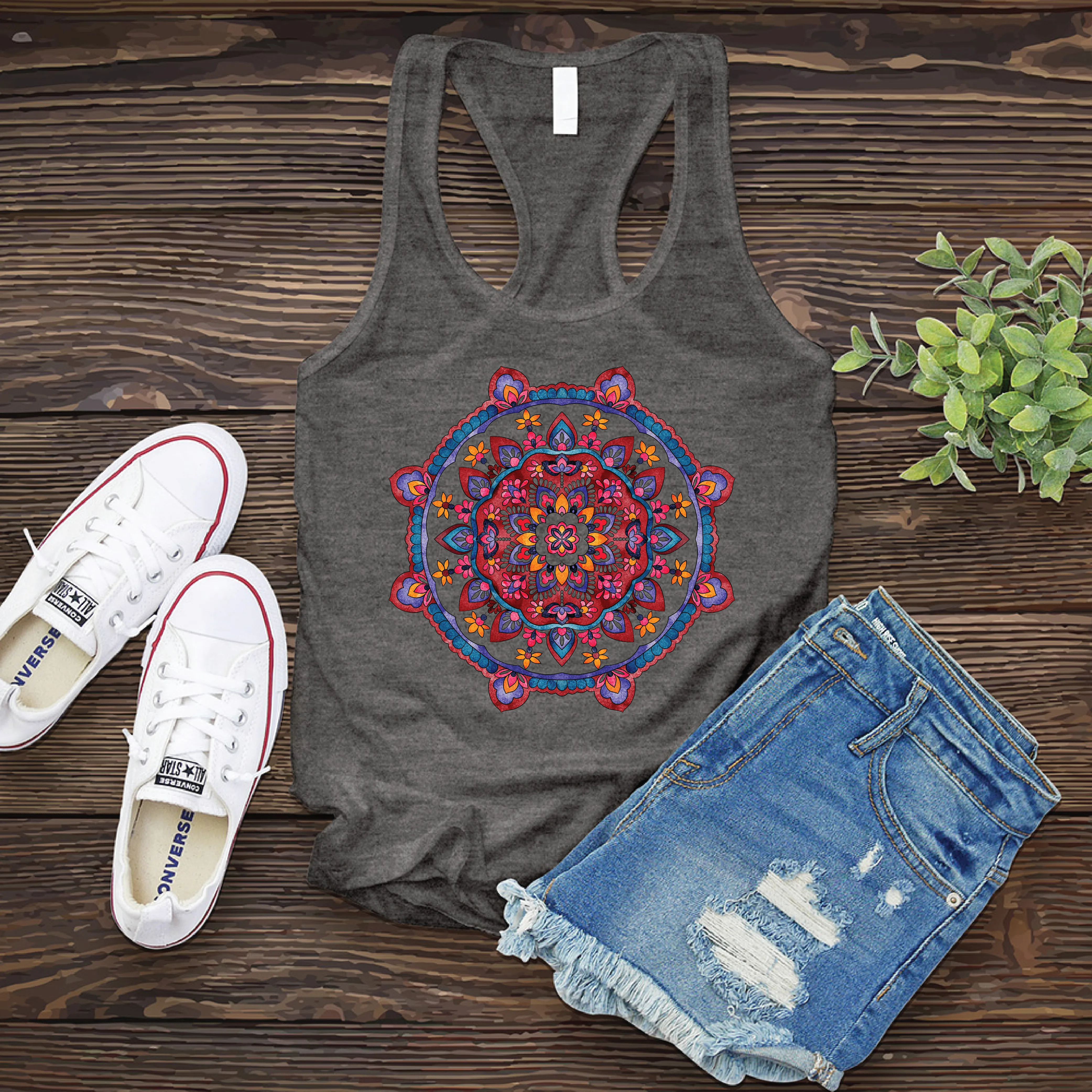Watercolor Mandala Women's Tank Top