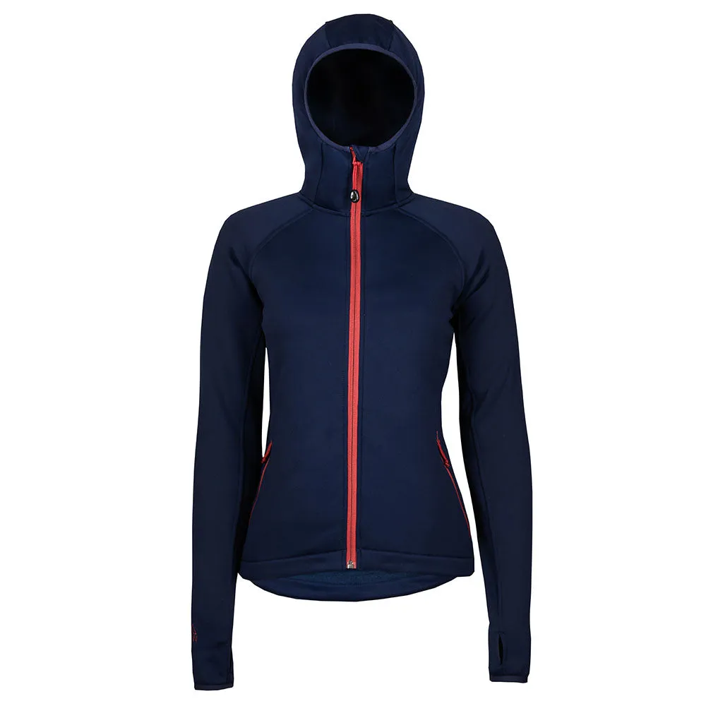 Womens Vandring Stretch Fleece Jacket (Navy/Rust)