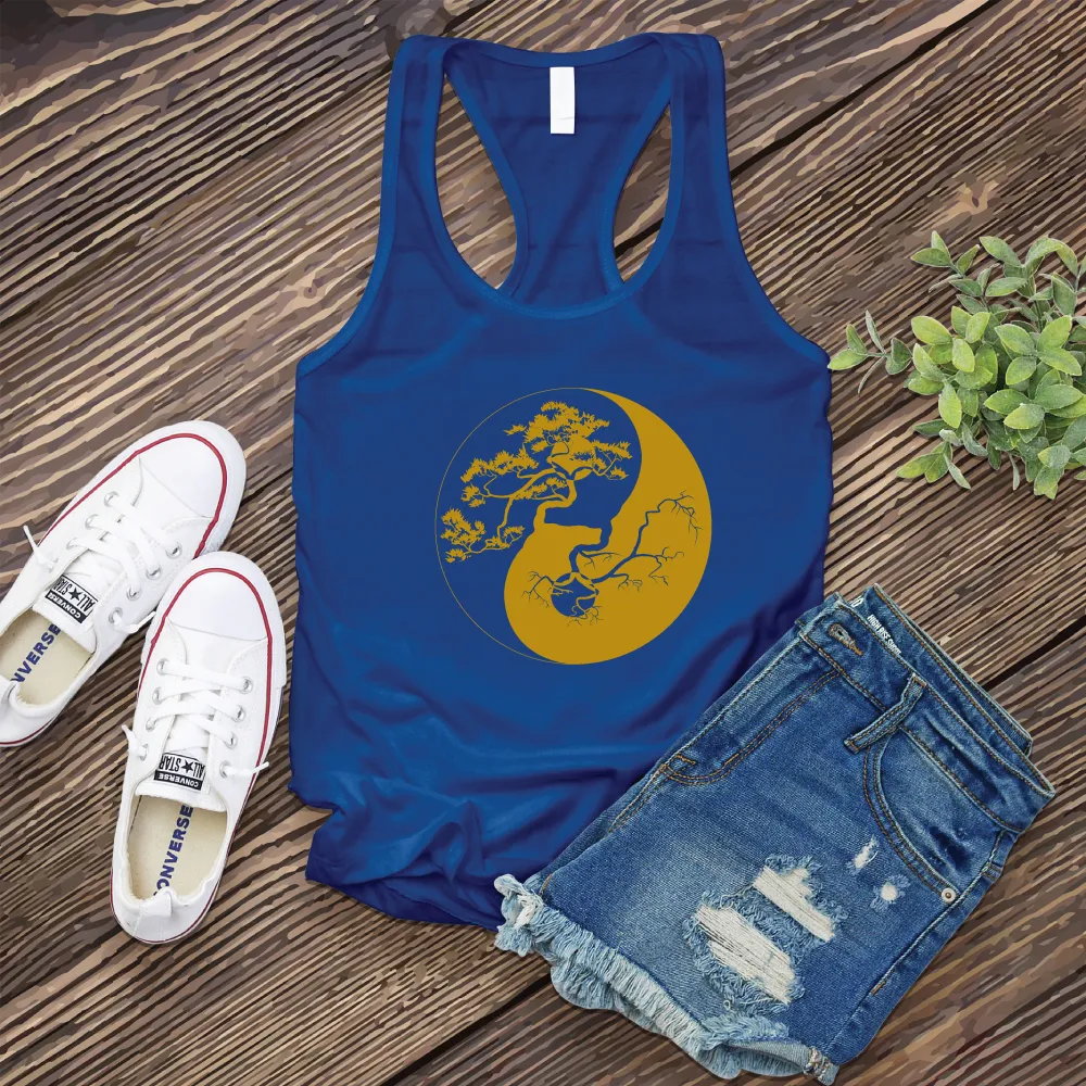 Yin Yang Bonsai Tree Women's Tank Top