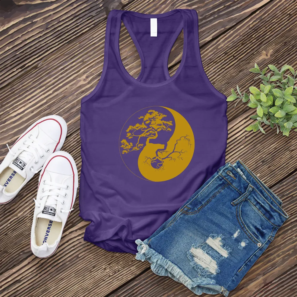 Yin Yang Bonsai Tree Women's Tank Top