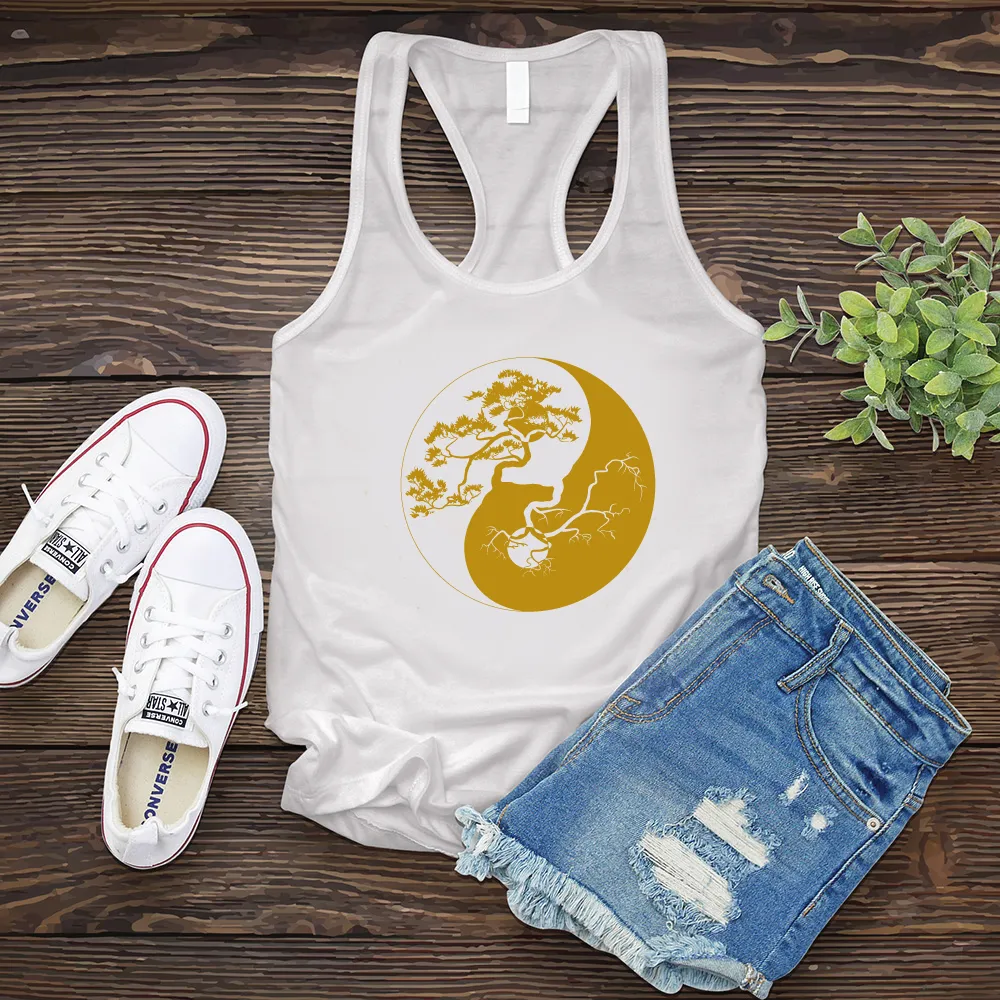 Yin Yang Bonsai Tree Women's Tank Top