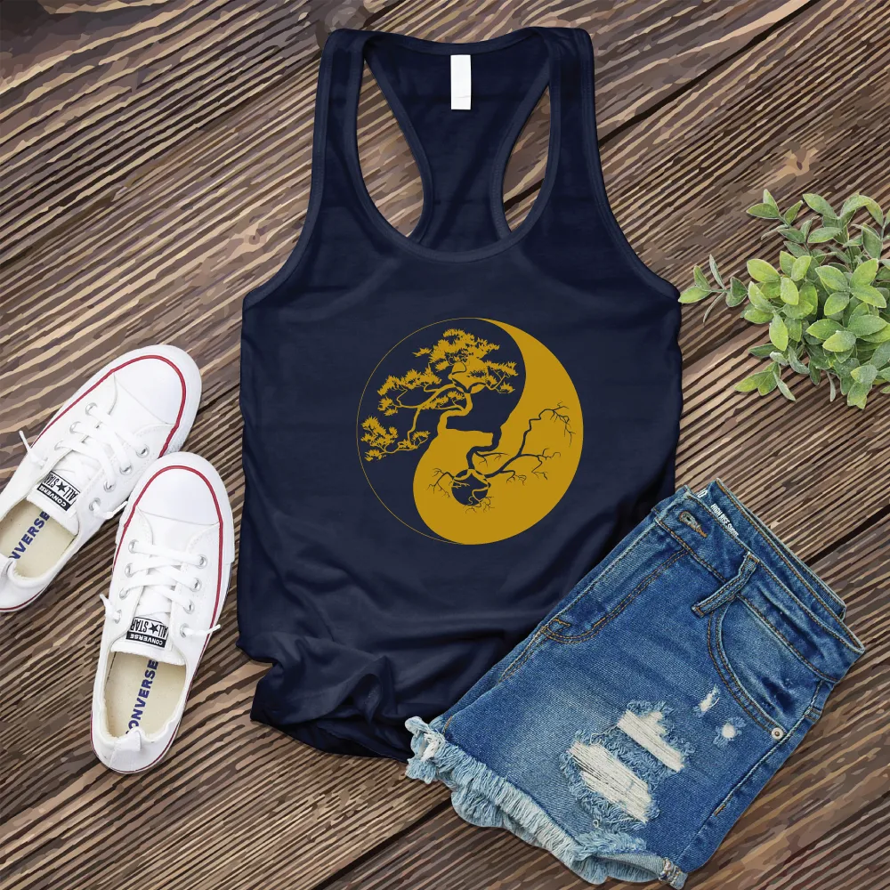 Yin Yang Bonsai Tree Women's Tank Top