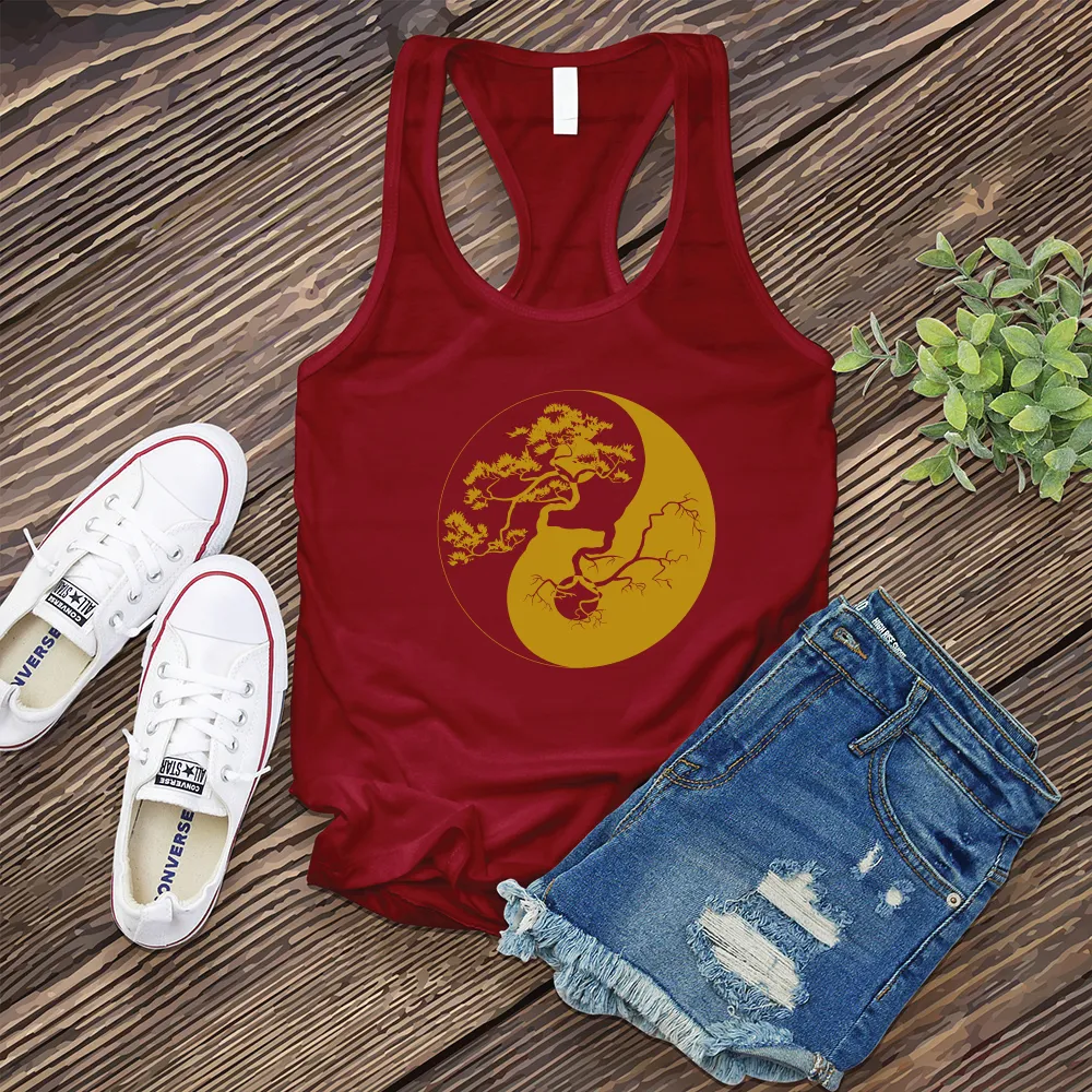 Yin Yang Bonsai Tree Women's Tank Top